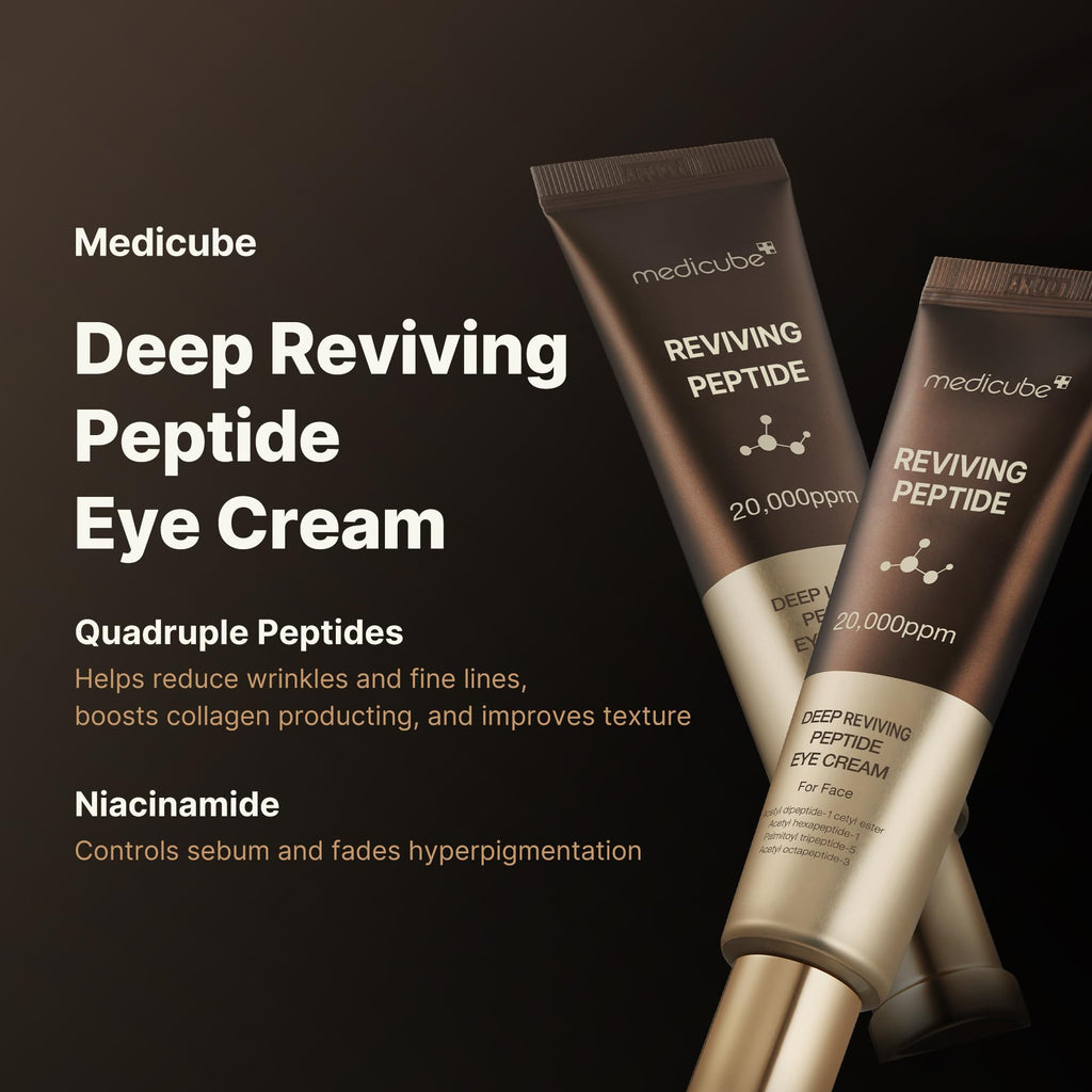 MEDICUBE: Deep Lifting Peptide Eye Cream for face 30ml Including 4 kinds of Peptide 20,000 ppm,