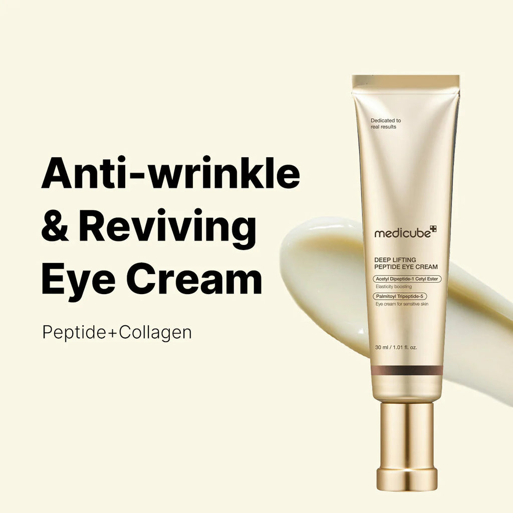 medicube - Deep Lifting Peptide Eye Cream For Face - Crème nourrissante pour les yeux