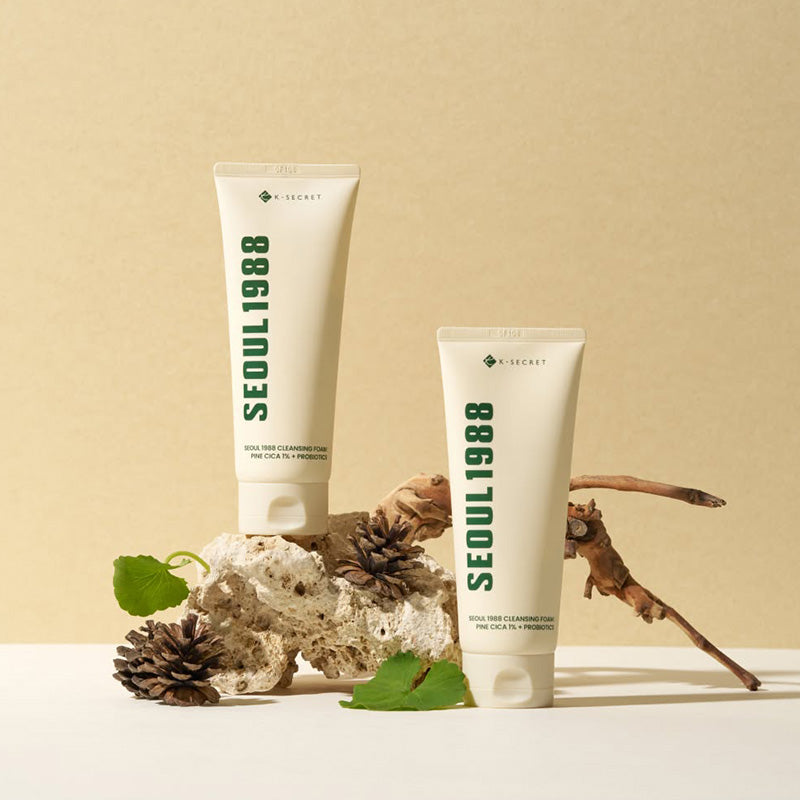 K-SECRET - KSECRET SEOUL 1988 Mousse Nettoyante : Cica de Pin 1% + Probiotiques, 150ml / 5.07 fl.oz