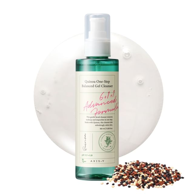 Marque : AXIS-Y
AXIS-Y Gel Nettoyant Équilibré En Une Étape Au Quinoa Gel Nettoyant Pour Le Visage Démaquillant Hydratant En Profondeur 6,08 Oz Liq.