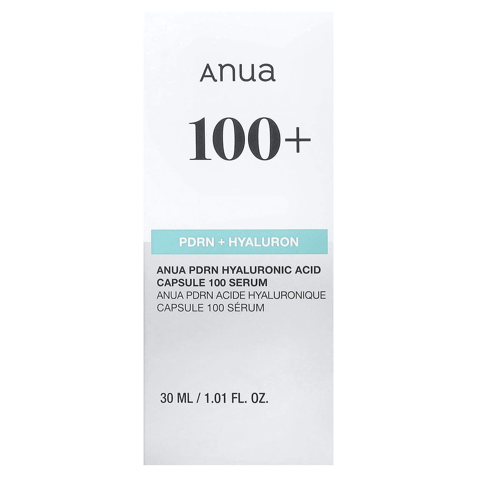 Sérum capsule 100 à l'acide hyaluronique PDRN, 30 m