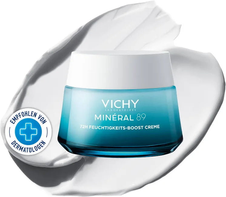Vichy Minéral 89 Crème Boost D'Hydratation 72h Tous Types De Peaux Pot 50m