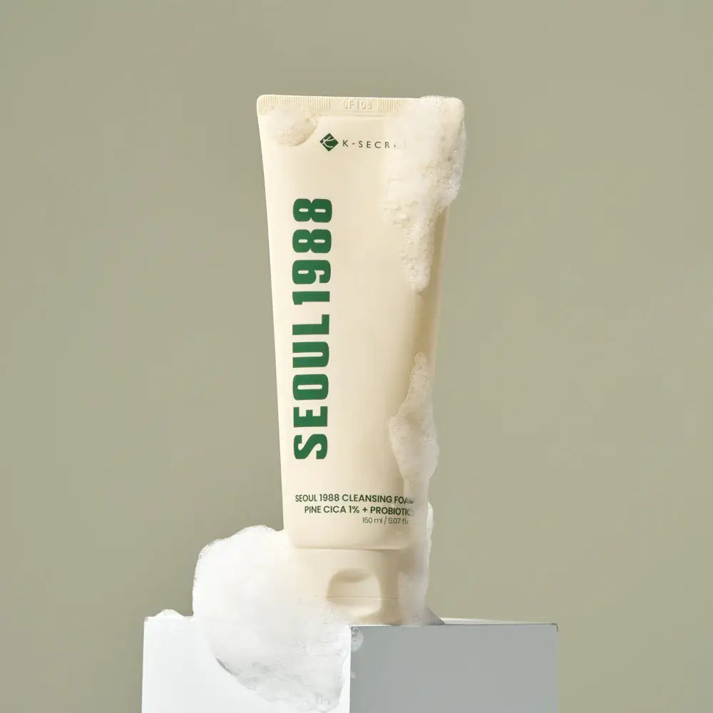 K-SECRET - KSECRET SEOUL 1988 Mousse Nettoyante : Cica de Pin 1% + Probiotiques, 150ml / 5.07 fl.oz