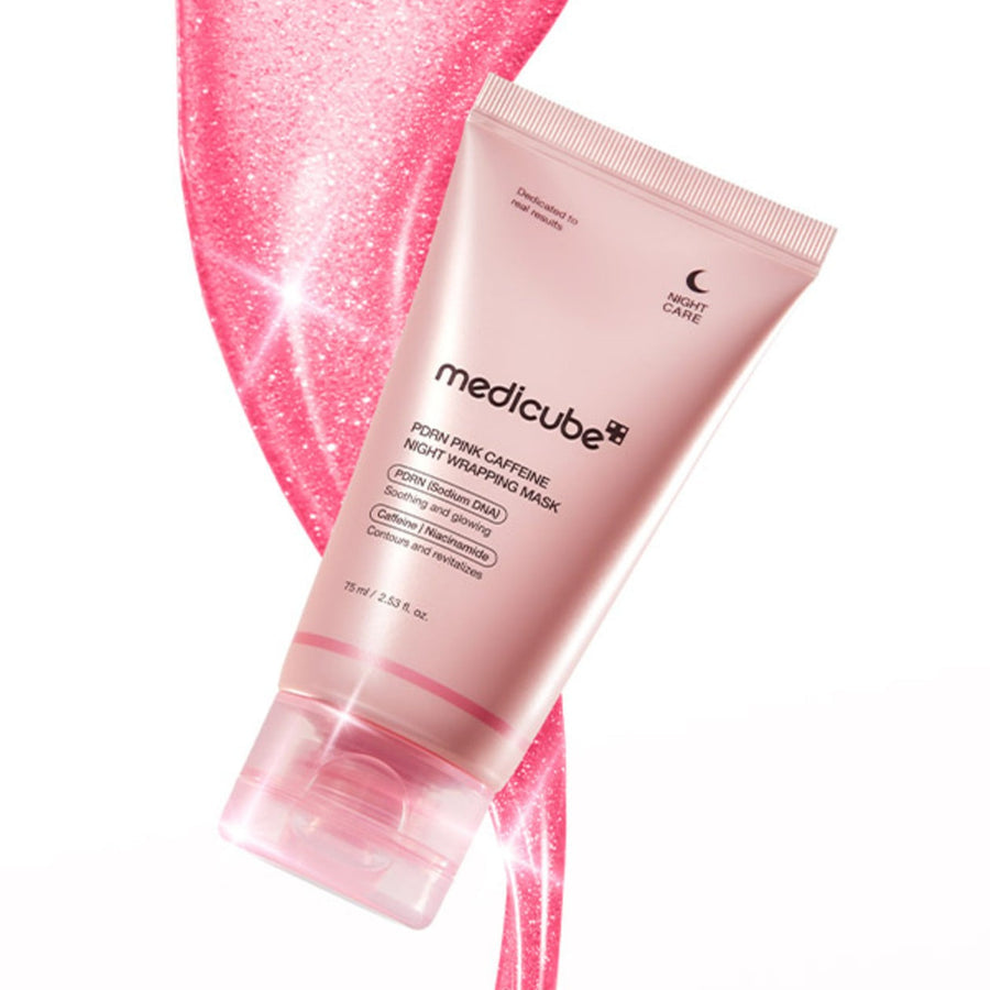 MEDICUBE PDRN Pink Caffeine Overnight Wrapping Mask 75g